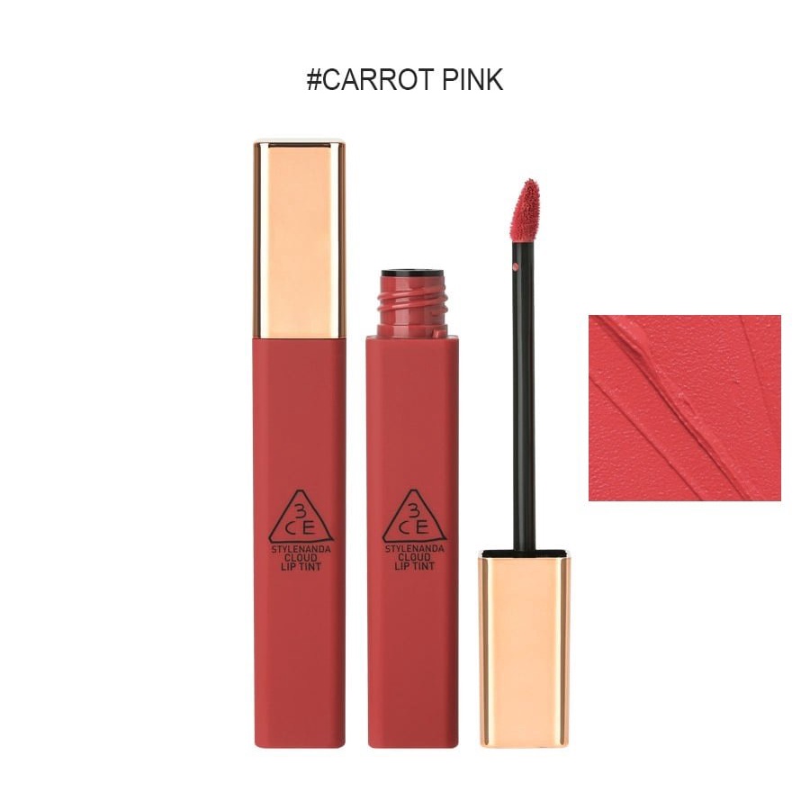 Son 3.C.E CLOUD LIP TINT #CARROT PINK (hồng cà rốt)
