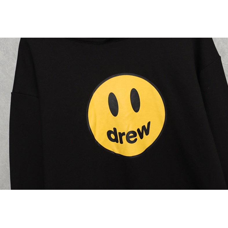 Áo Hoodie có mũ vải nỉ bông Drew House Mascot SS2020 hình Mặt Cười Justin Bieber cao cấp | BigBuy360 - bigbuy360.vn