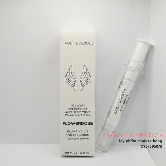 Tinh chất dưỡng mắt môi TRUE + LUSCIOUS Flowerdose Lip &amp; Eye Serum