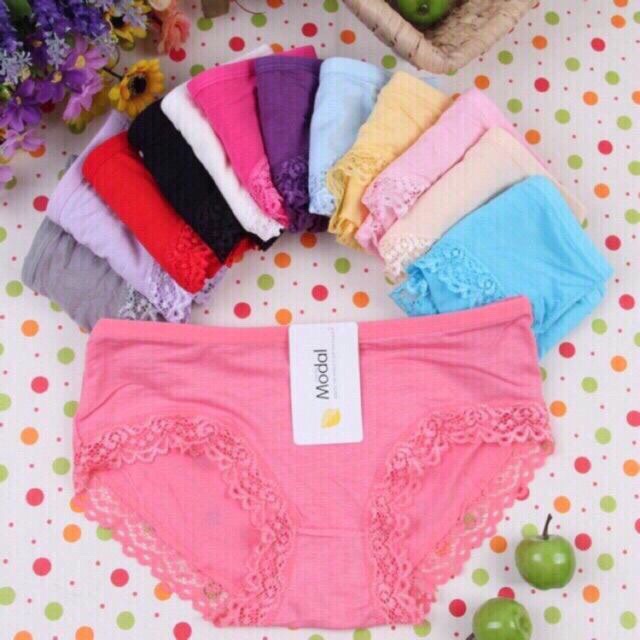 Quần Lót Ren Modal Cotton Cao Cấp
