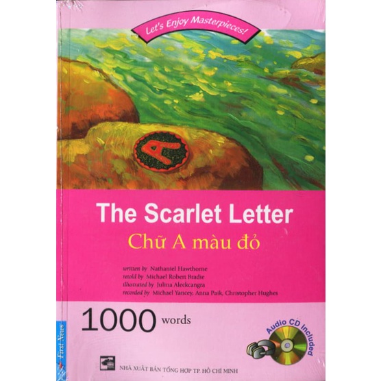 Sách Let's Enjoy Masterpieces - The Scarlet Letter - Chữ A Màu Đỏ + CD