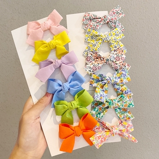 Set 2 kẹp tóc iFIT phối họa tiết nơ cho bé gái