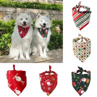 Khăn quàng cổ họa tiết giáng sinh dễ thương cho chó cưng