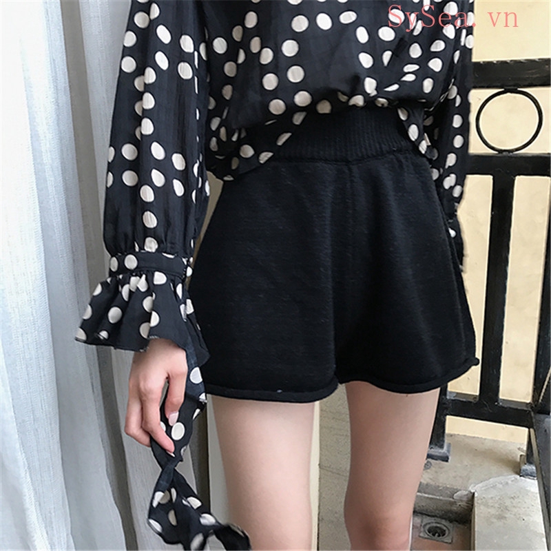 Quần Short Nữ Lưng Cao Thời Trang Hàn | BigBuy360 - bigbuy360.vn
