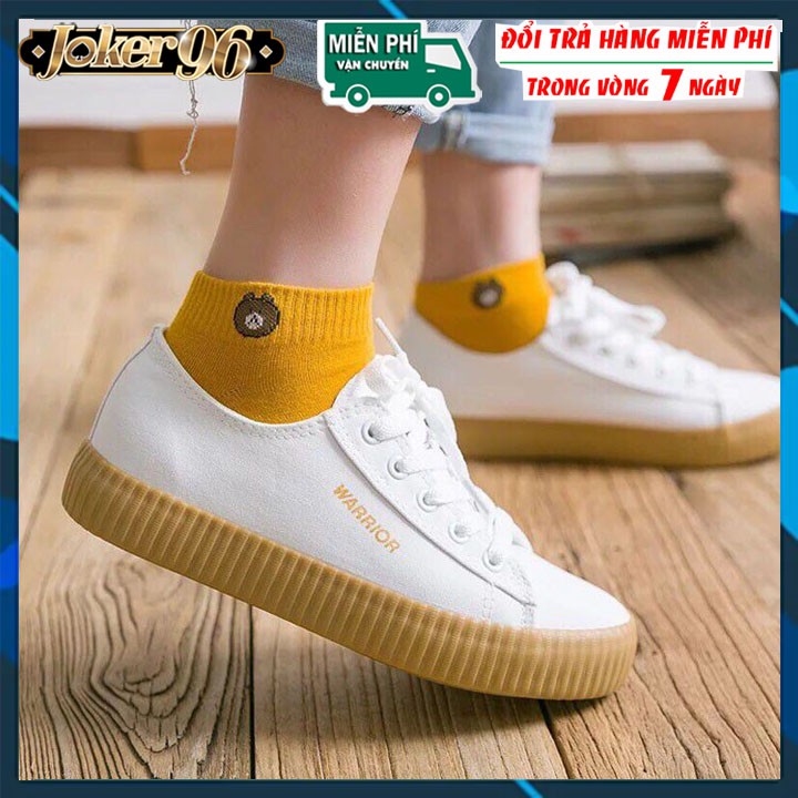 Combo 10 Đôi Tất Gấu Đủ Màu Tặng Túi Nam Nữ