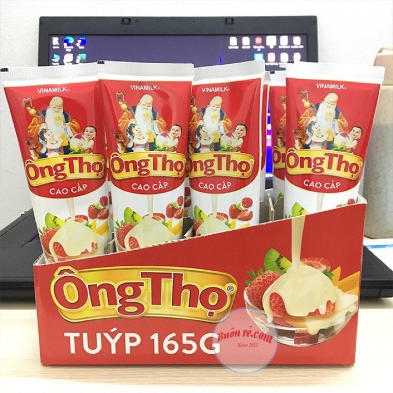 Sữa đặc có đường ông thọ dạng tuýt 165g