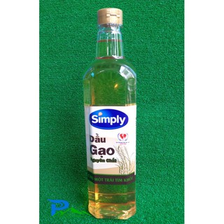 Dầu gạo Simply 1L, Simply dầu gạo lứt 1L