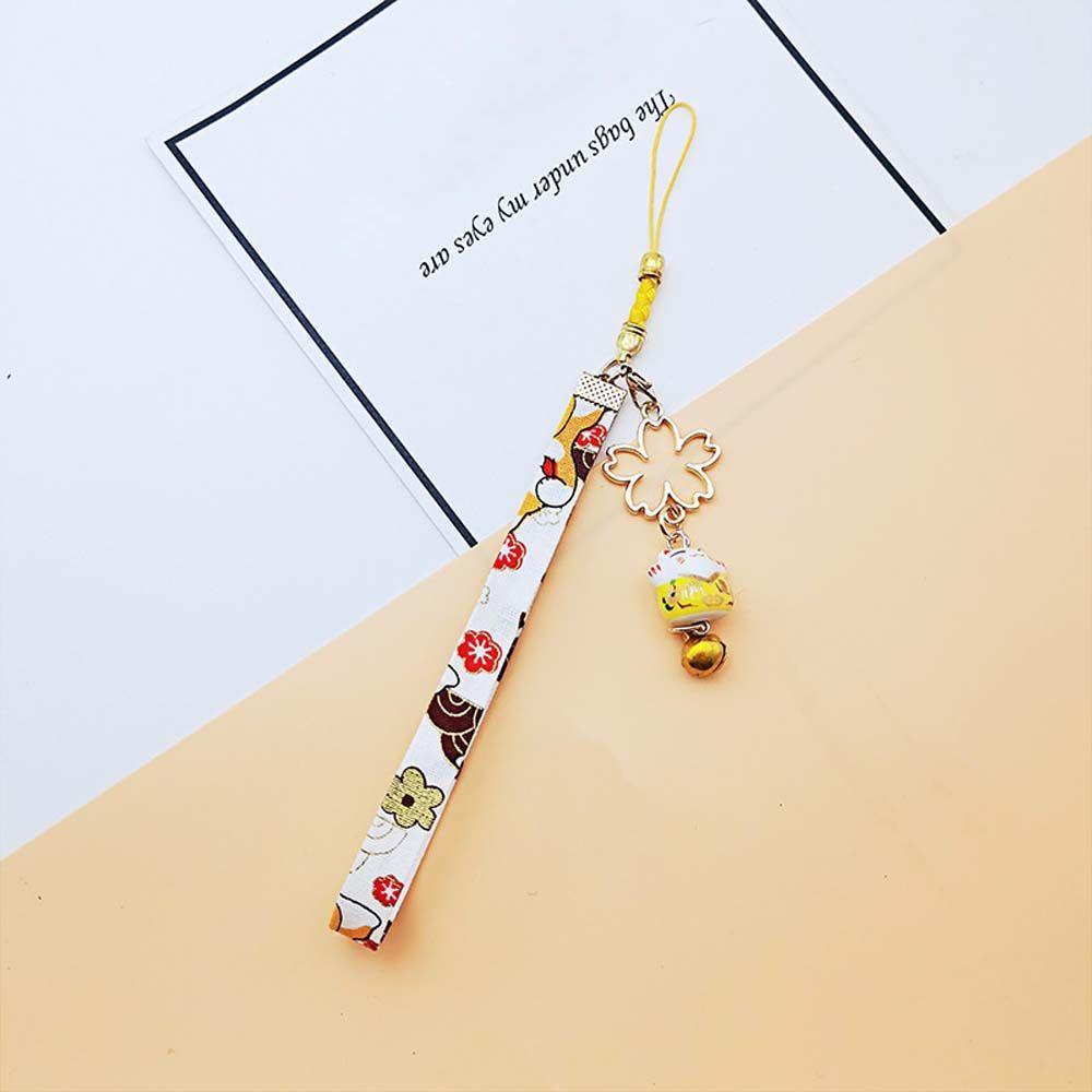 Dây đeo điện thoại MMULCK chống thất lạc hình mèo hoạt hình có chuông