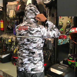Áo mưa bộ Givi Camo01