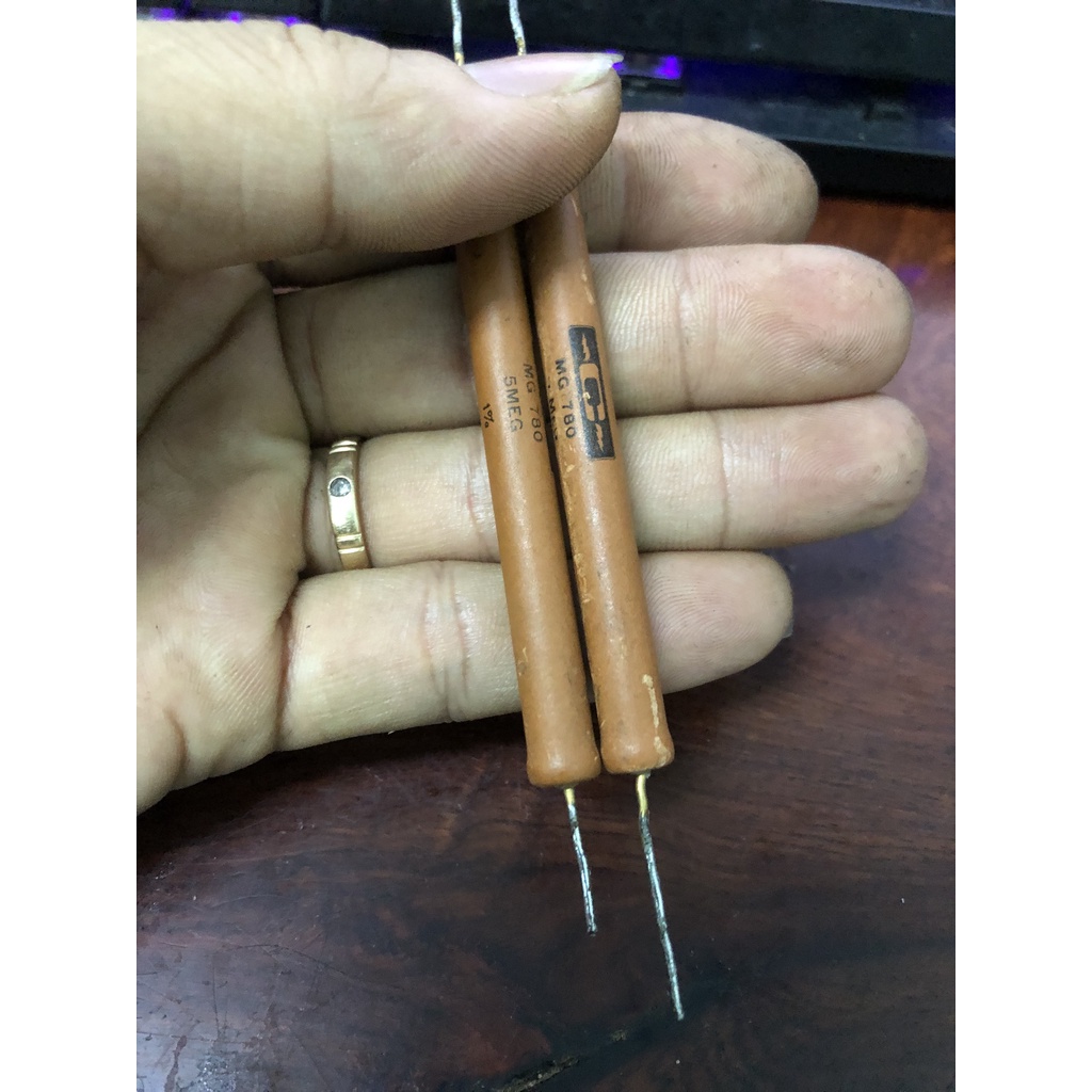 Trở Caddock MG780 5MEG chân vàng