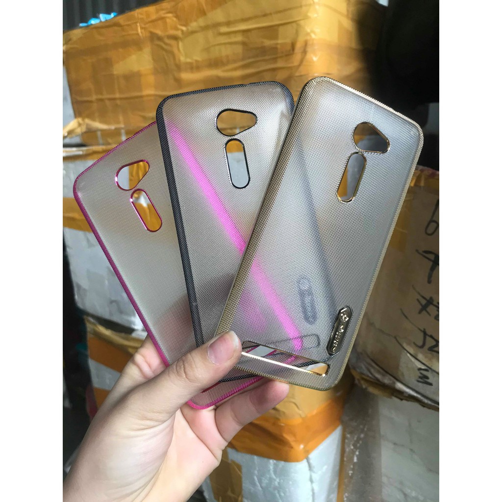 Ốp lưng Nillkin Sần viền màu Cho Asus Zenfone 2 5.0