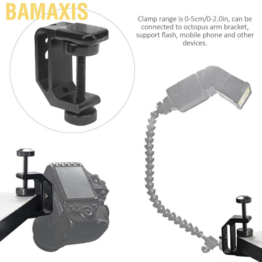 Bamaxis C Type Clamp Desktop Multifunctional Clip Photographic Bracket Connecting Accessory