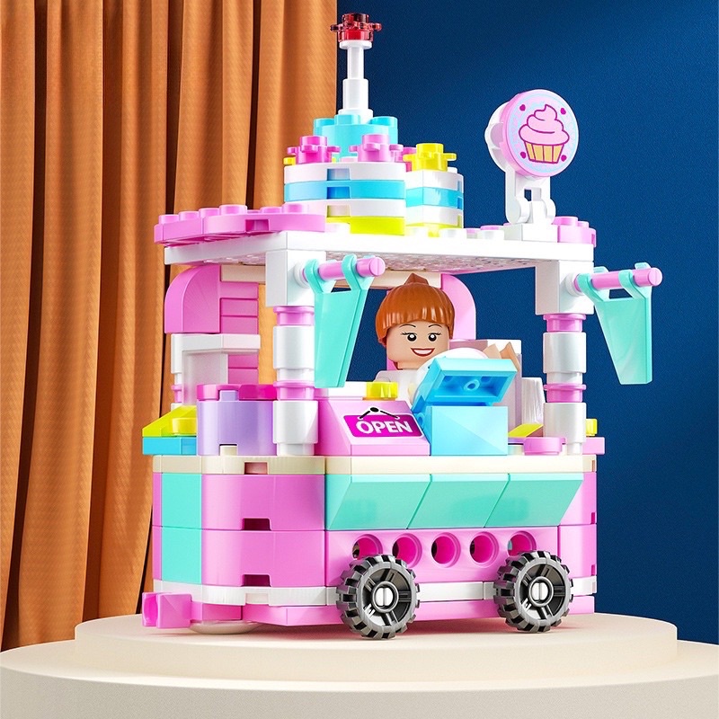 Lego Nano lắp ghép hình ô tô