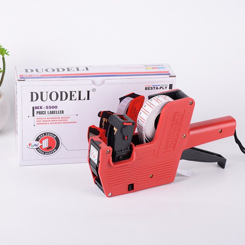 Máy bấm giá tiền - Máy bấm giá tiền MX-5500, CN-979 Tặng kèm 1 Lọ mực dự phòng + 1 cuộn dán giá 400 tem.