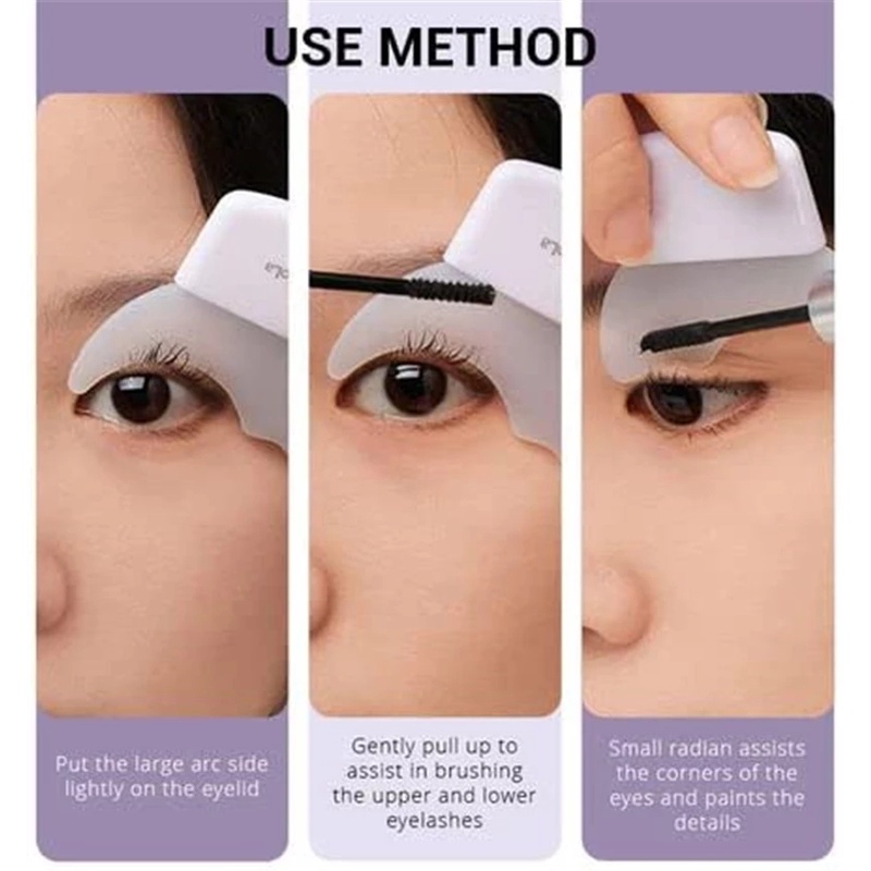 Dụng Cụ Hỗ Trợ Trang Điểm Mắt Đa Năng Bằng Silicone Tiện Lợi