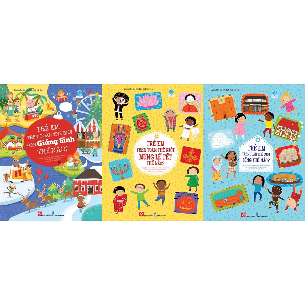 Sách - Trẻ em trên toàn thế giới (Bộ 3 cuốn)