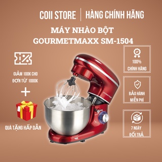 Máy nhào bột, máy trộn bột gourmetmaxx sm-1504 dung tích 5l, công suất 1500w, hàng chính hãng, bảo hành 12 tháng