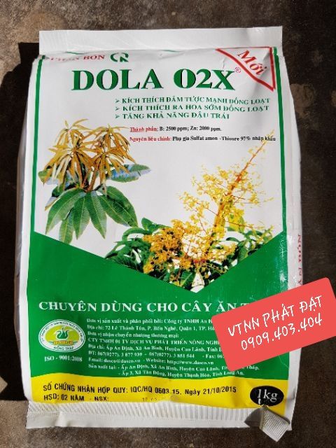 Thuốc Kích Thích Ra Hoa DOLA 02X (gói 1kg)