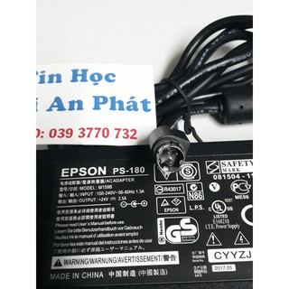 Adapter 24V-2.5A dùng cho máy in Epson,chân tròn to (Chân cắm 3 pin trong),hàng Zin chất lượng.