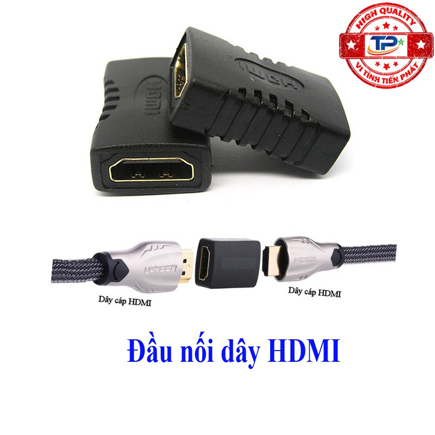 [Mã ELHACE giảm 4% đơn 300K] Đầu nối 2 đầu dây cáp HDMI hỗ trợ truyền FULL HD