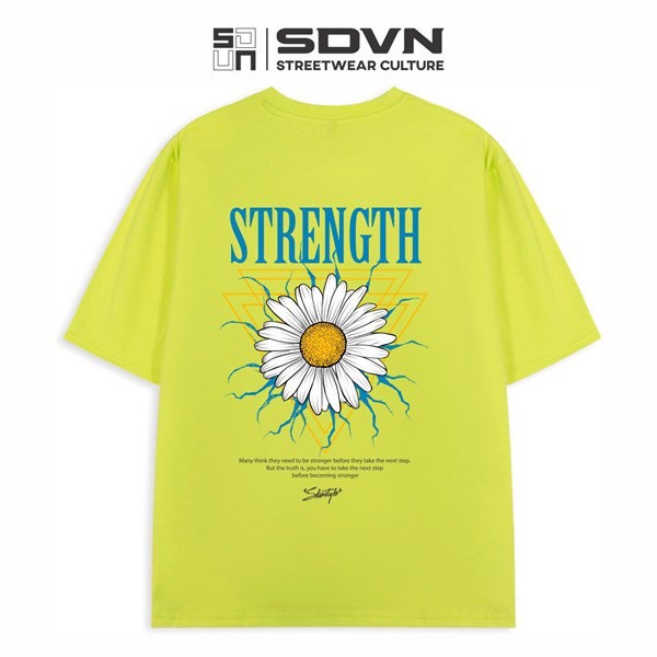 Áo Thun Unisex Nam Nữ Form rộng Local Brand SDVN Strength