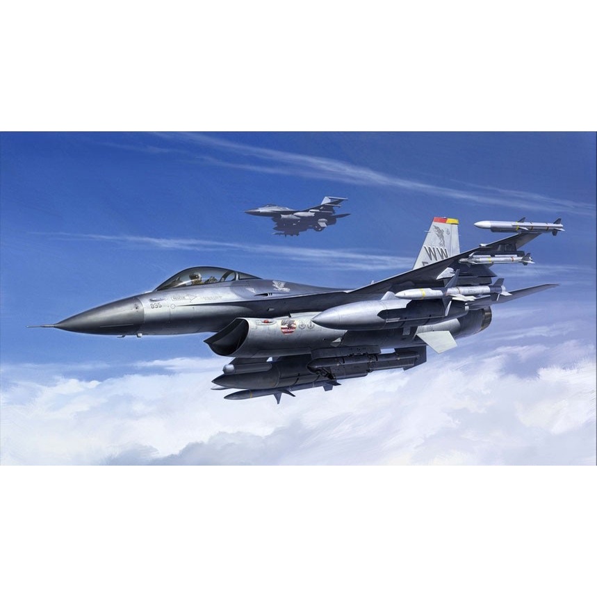 MÔ HÌNH LẮP RÁP TAMIYA - 1/48 LOCKHEED MARTIN F-16CJ (BLOCK 50) FIGHTING FALCON