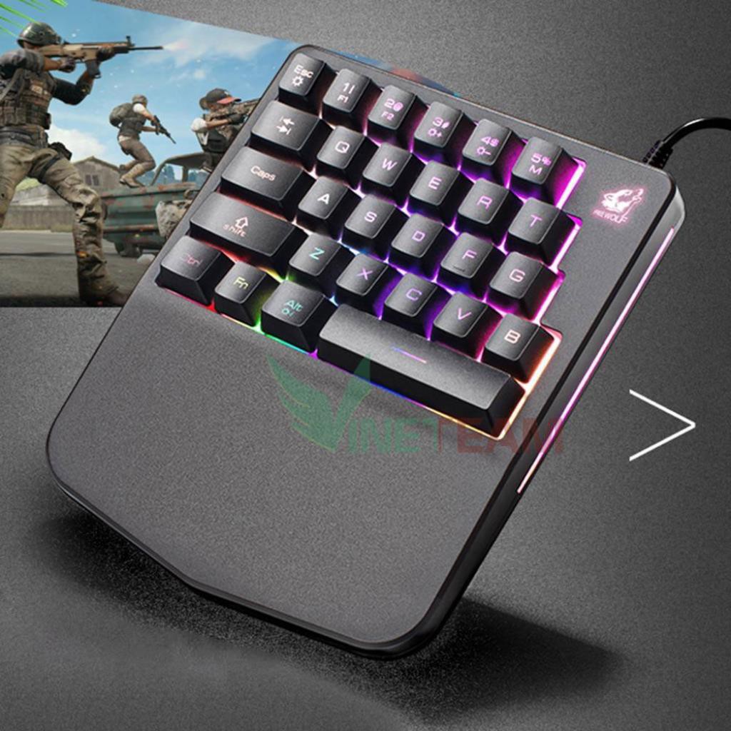 Bàn Phím bán cơ 1 Tay K11 Chơi PUBG Xgaming store -dc3155