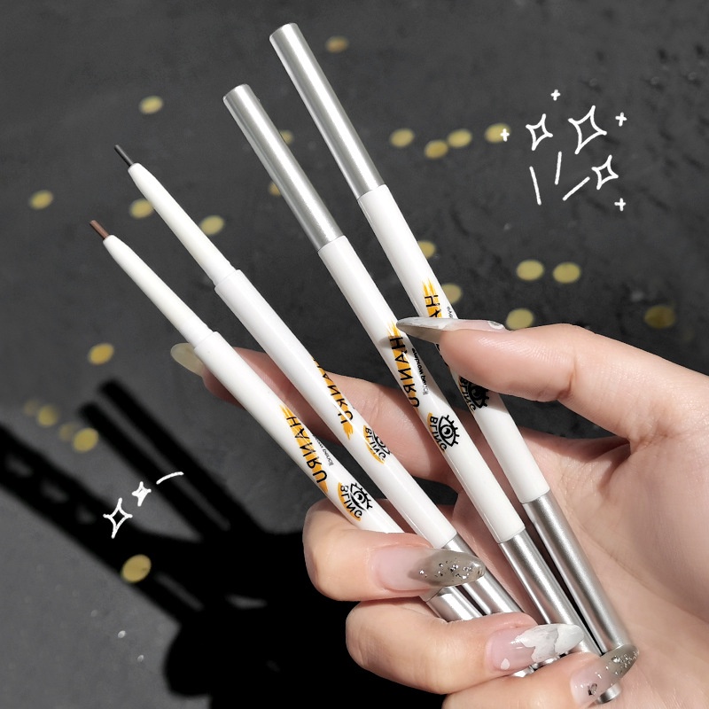 Chì Kẻ Lông Mày Hai Đầu Không Thấm Nước Nhiều Màu Sắc