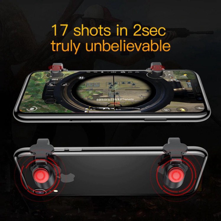 Bộ nút cơ điều khiển hỗ trợ bắn PUBG Baseus Red-Dot Mobile Game Scoring Tool cho điện thoại Android/ iPhone