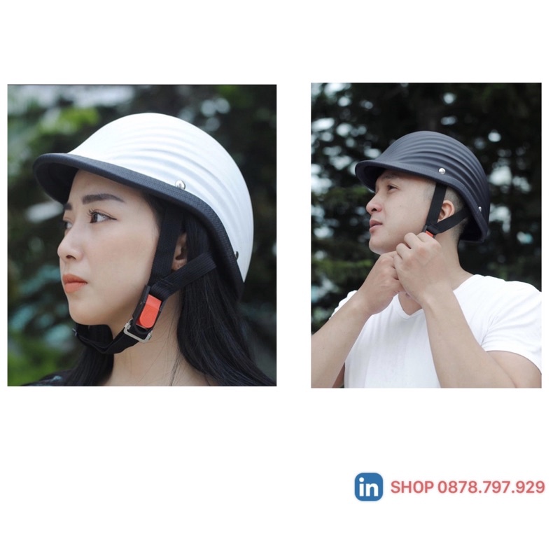 Nón bảo hiểm thể thao Nam nữ vỏ sò linh kiện loại 1
