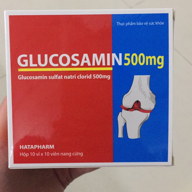 Glucosamin 500mg tăng tiết dịch và chống khô khớp, thoái hoá khớp