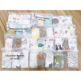 Set 3 khăn sữa Muslin tree cho bé