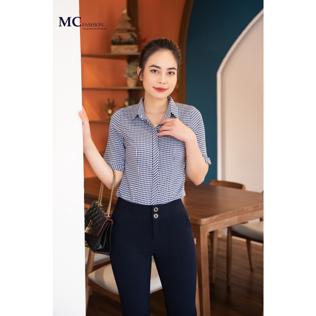 Áo Sơ Mi Nữ Công Sở Đẹp MC Fashion A658 Silk Lụa Mềm Mịn Mát Không Nhăn Thông Thoáng Thấm Hút Mồ Hôi Tốt