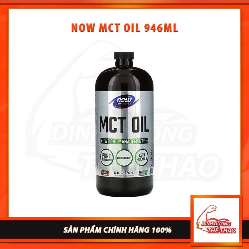 Now Mct Oil Đốt Mỡ An Toàn Từ Thiên Nhiên Dành Cho Người Chơi Thể Thao Now MCT Oil