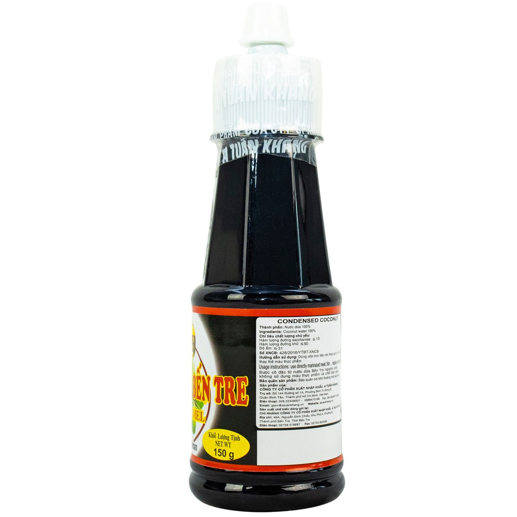 Nước Màu Dừa - Nước hàng dừa nguyên chất Bến Tre kho cá thịt A Tuấn Khang 150g