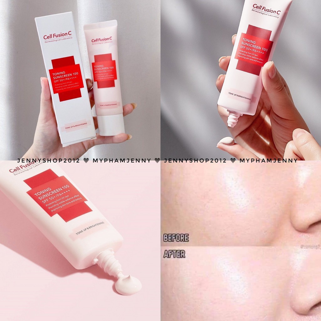 Kem Chống Nắng Cell Fusion C Toning Sunscreen 100 SPF50+/ PA +++