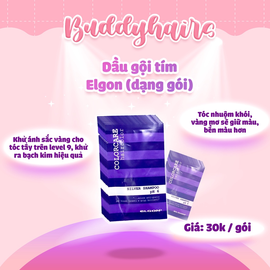 Dầu gội tím khử vàng hiệu quả của nhà Buddyhairs, Buddy.hairs, Buddyhair