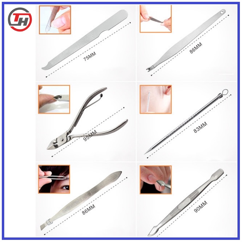 Bộ bấm móng tay 12 món cao cấp - Chăm sóc móng tại nhà siêu tiện lợi