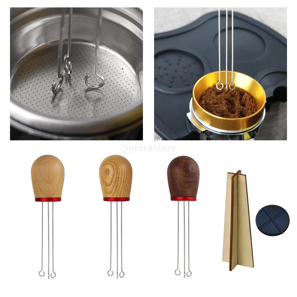 [Dolity2] Máy Khuấy Cà Phê Bằng Thép Không Gỉ Cán Gỗ