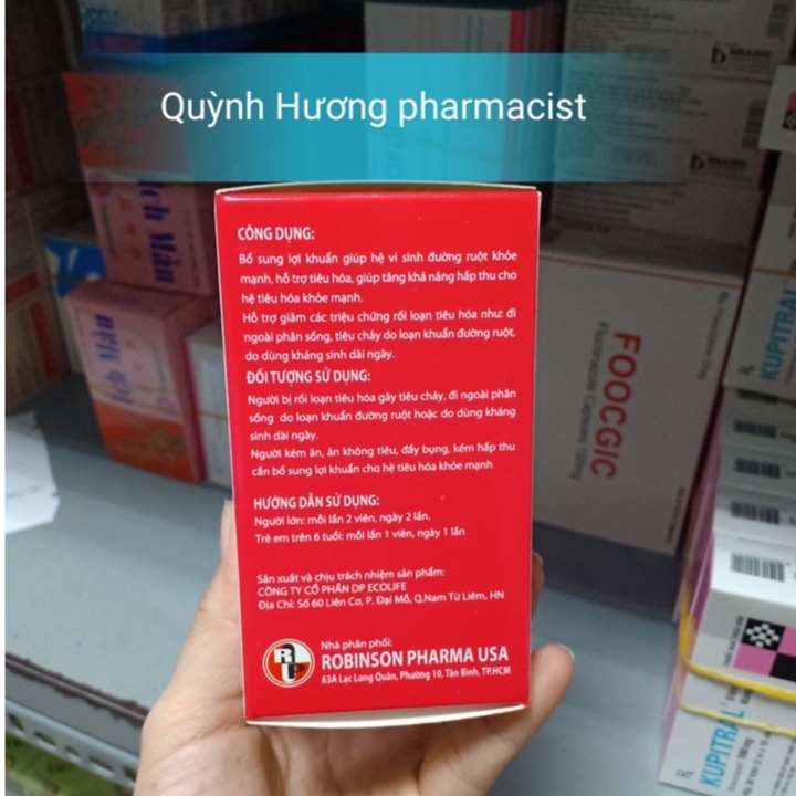 Viên uống BIOLACTO lọ 100 viên giúp hệ tiêu hóa khỏe mạnh