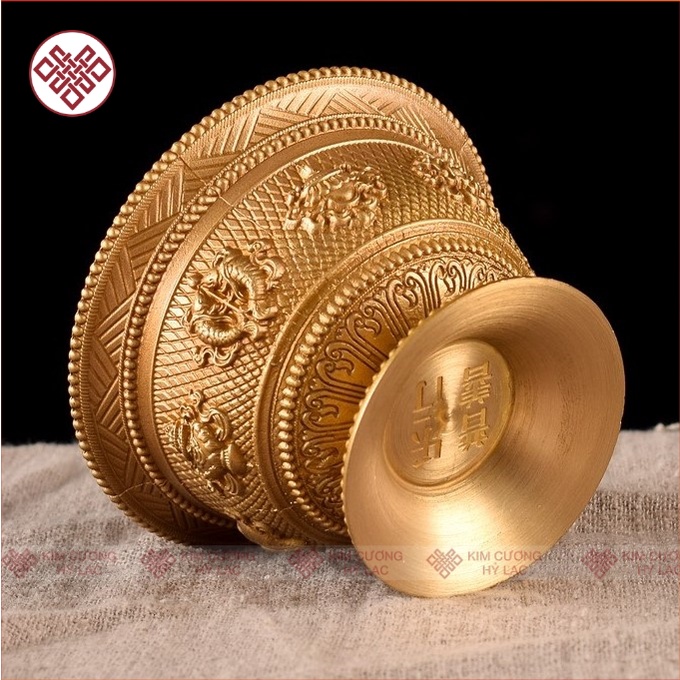 Ly Cúng, Chung Nước Cúng Phật bằng đồng  5x8cm