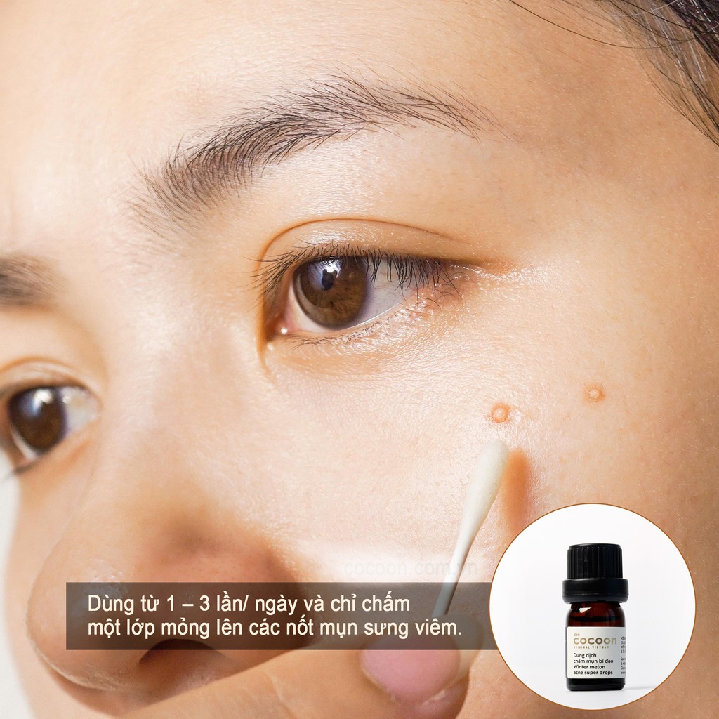 Dung dịch chấm mụn bí đao Cocoon 5ml giảm mụn giảm viêm ngăn ngừa mụn | BigBuy360 - bigbuy360.vn