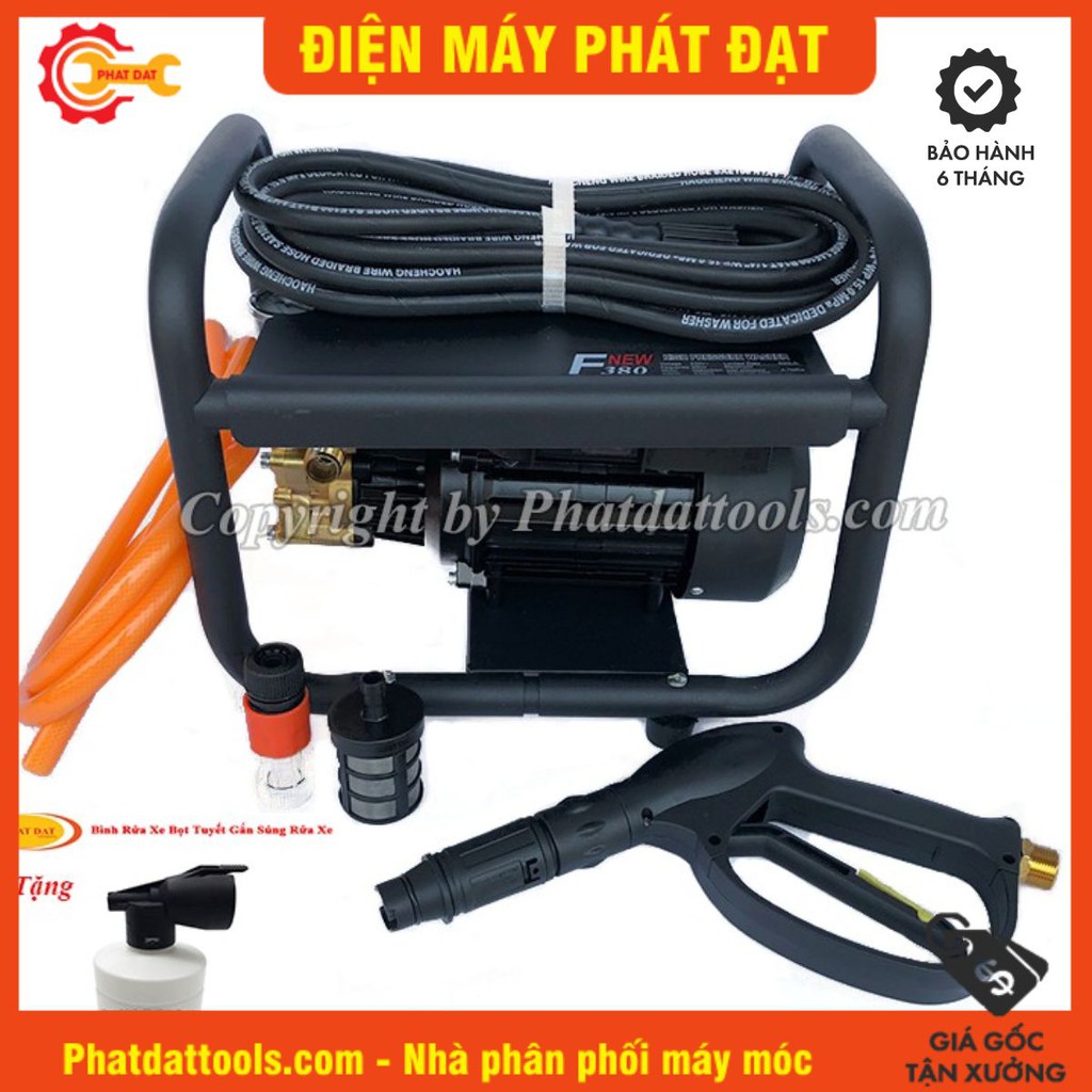 Máy rửa xe gia đình F380 Xịt Rửa Xe Gia Đình Công Suất Lớn 2200W Chuyên Rửa ô Tô Sân Vườn Vệ Sinh Điều Hòa Hàng Cao Cấp