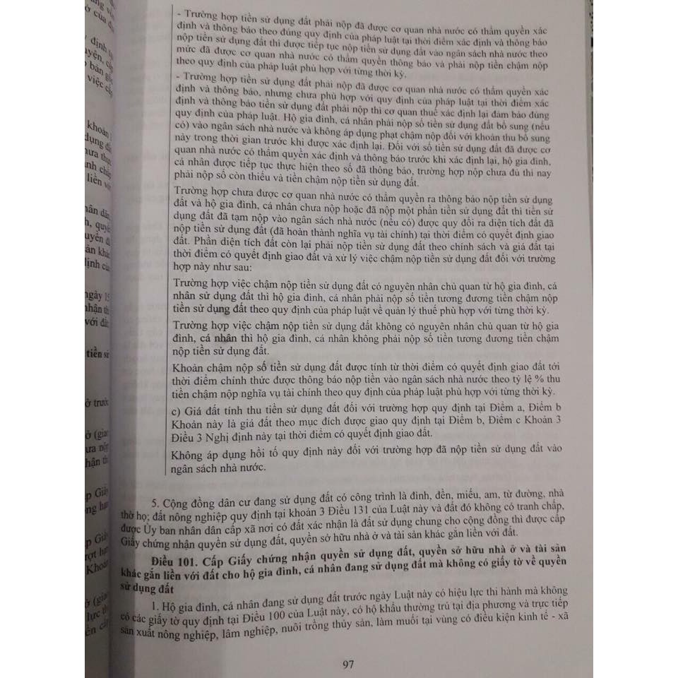 Sách - Chỉ dẫn áp dụng các điều và văn bản luật đất đai từ năm 2013-2018 | BigBuy360 - bigbuy360.vn