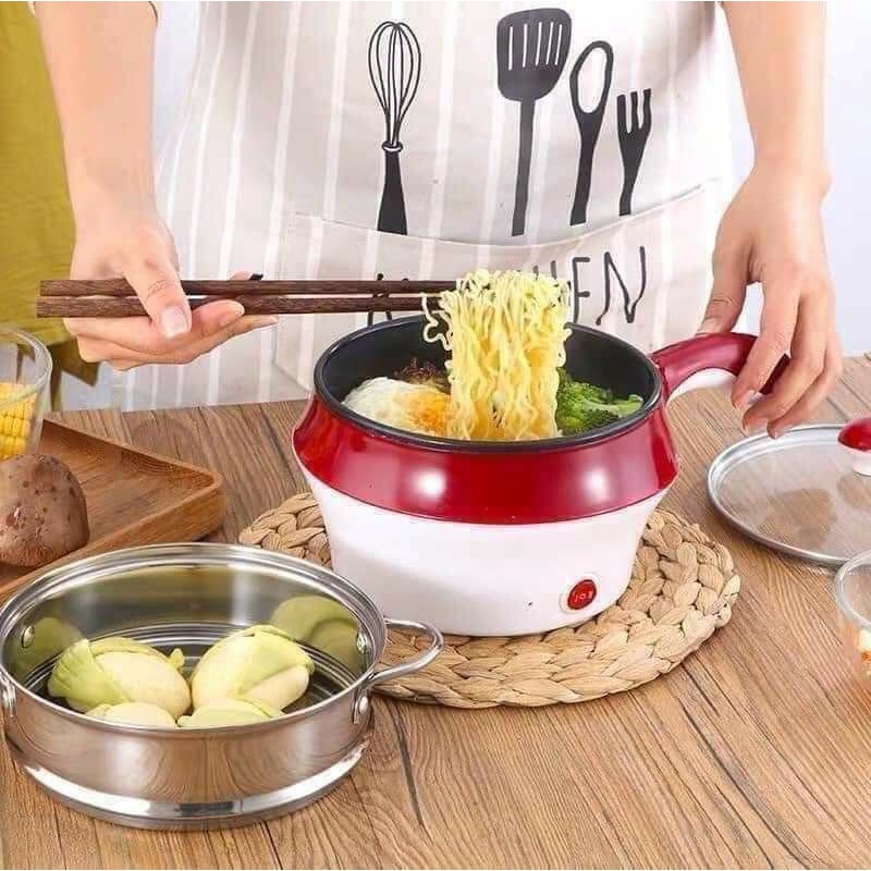 Nồi nẩu mini size 18cm có vỉ hấp