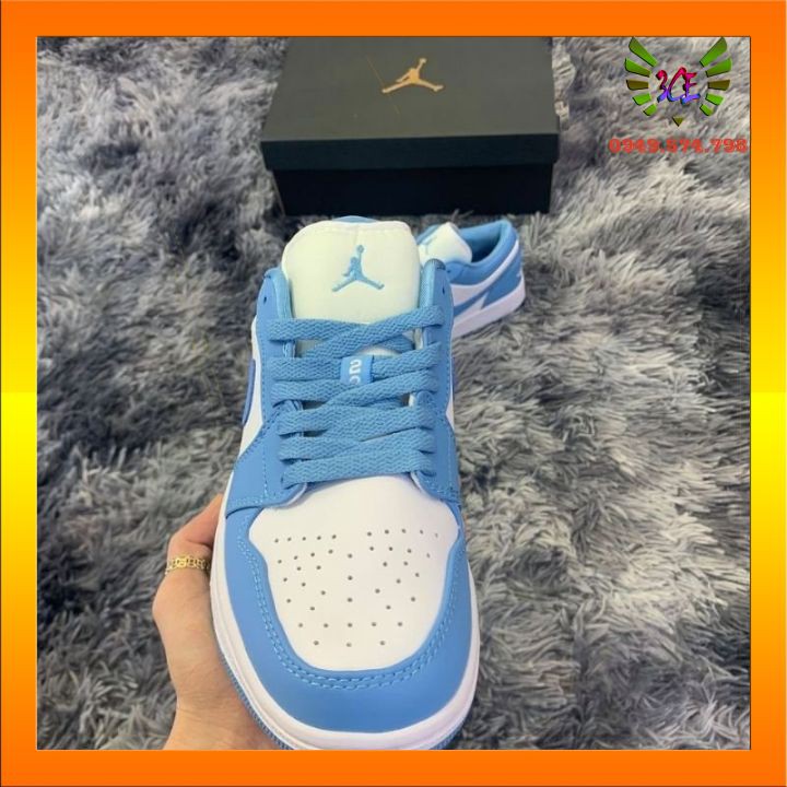 Giày thể thao sneaker jocdann 1 low xanh cổ thấp cho nam nữ