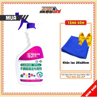 Dung Dịch Làm Sạch, Tẩy Rửa Và Đánh Bóng Bề Mặt Inox Thang Máy Cao Cấp 500ml