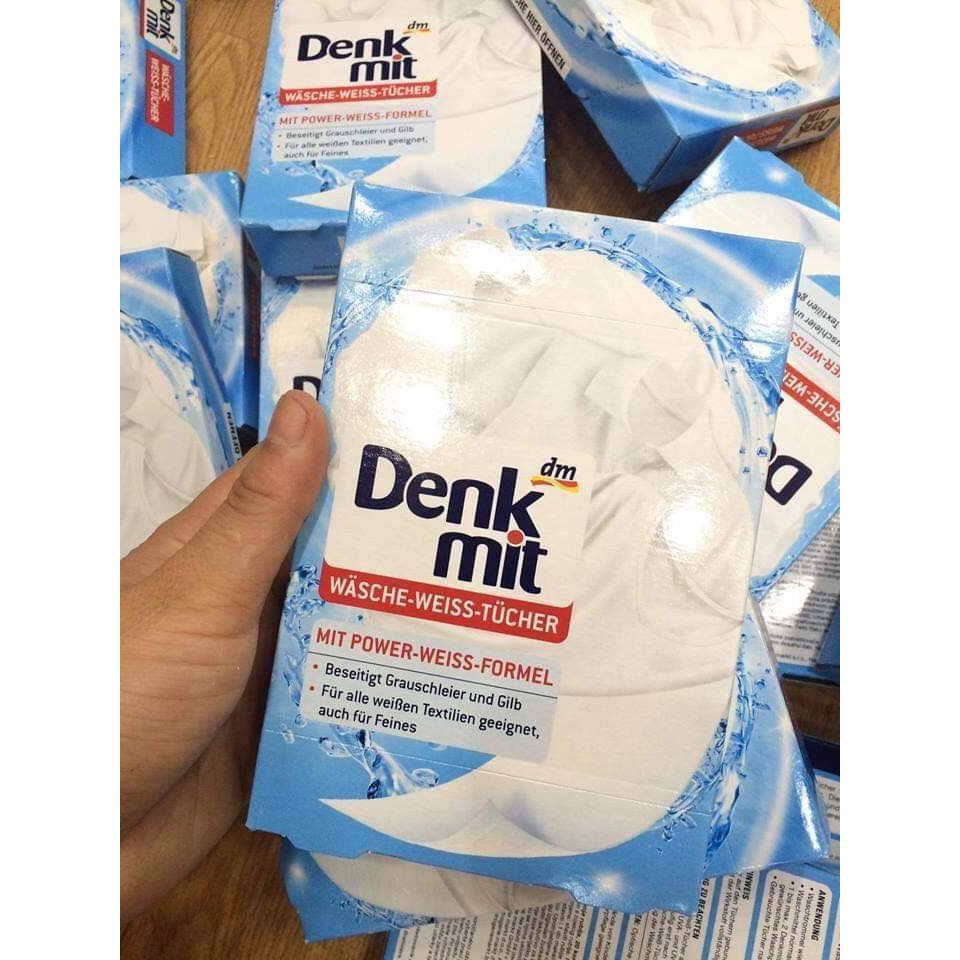 Giấy tẩy trắng quần áo Denkmit 20 miếng HÀNG CHÍNH HÃNG