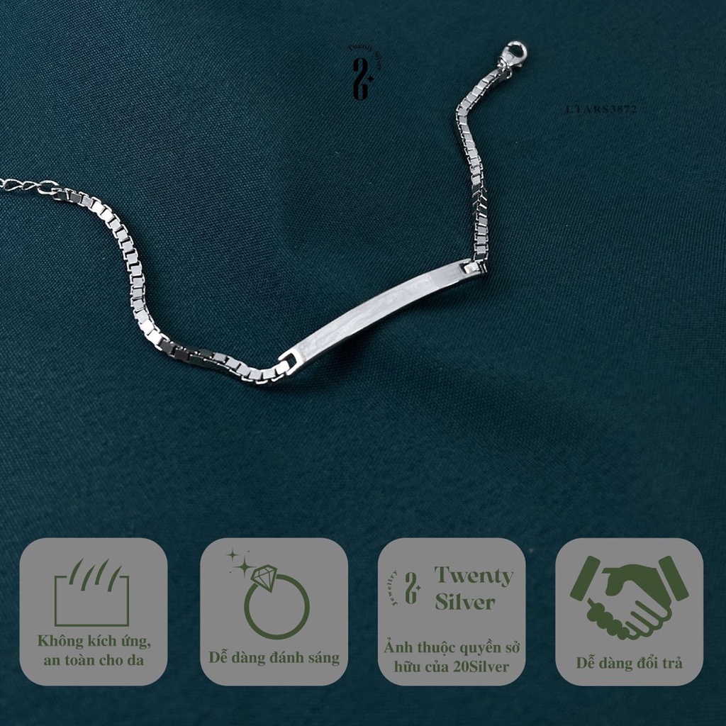 Lắc Ta Bạc S925 LTARS3872. Vòng Tay Bạc Nữ 20Silver