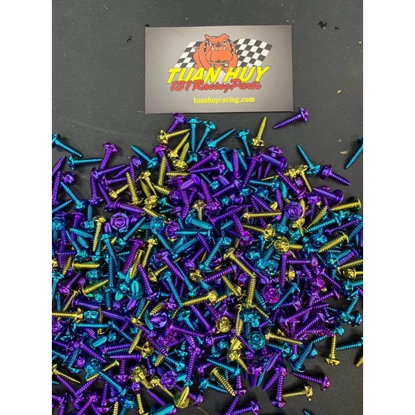 Ốc titan gr5 4x18 salaya dù bắt dàn áo xe tay ga honda vario click vision